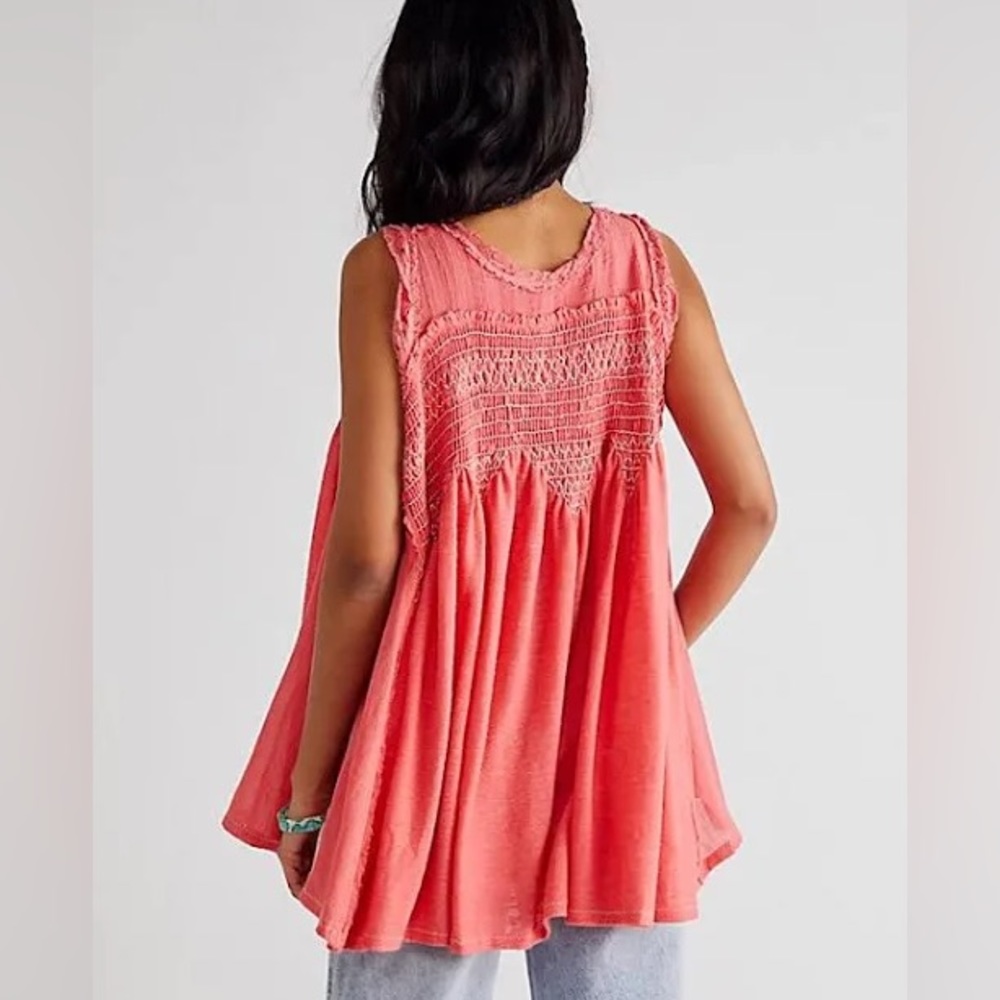 🆕 Free People Sea Breeze Tunic in the color Electropop. NWT. - Picture 3 of 7